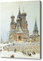 Картина Церковь Василий Блаженного.Дубовской Николай