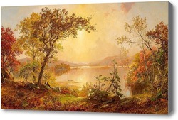 Купить картину Озеро Гринвуд.Осень на Гудзоне