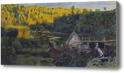 Картина Водяная мельница. 1888