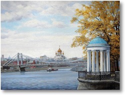 Картина Москва. Крымский мост