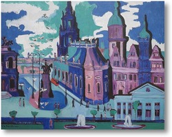 Картина Вид на Дрезден