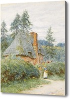 Картина Коттедж у Нантона, графство Уилтшир