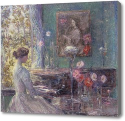 Картина Девушка за роялем
