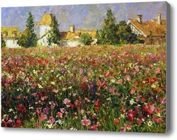 Картина Цветущее поле