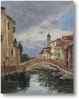 Картина Маленький канал в Венеции