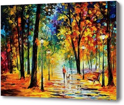 Картина Осень в парке