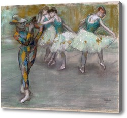 Картина Танец с Арлекино
