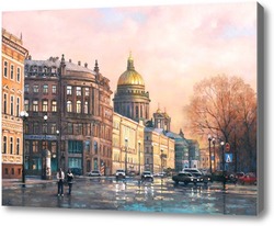Картина Вид с Дворцовой площади