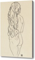 Картина Стоящая обнаженная с длинными волосами