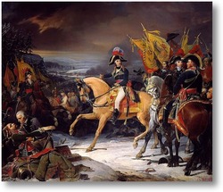 Картина Битва при Гогенлиндене 3 декабря 1800 года