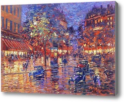 Купить картину Париж после дождя 