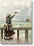 Купить картину Рыбаки возвращаются на родину