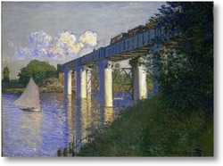 Картина Железнодорожный мост