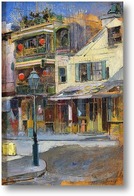 Картина На углу улиц в Новом Орлеане