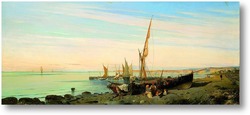 Картина Рыболовные лодки
