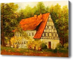 Картина Живописный дом