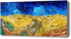 Картина Вороны над пшеничным полем