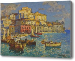 Купить картину Гавань в Неаполе, 1930