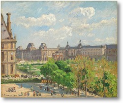 Картина Площадь Карусели, Париж, 1900