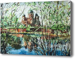 Картина Бородинский монастырь