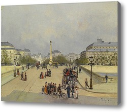 Картина Парижская улица