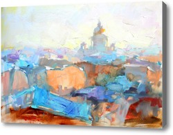 Картина Исаакиевский с крыш