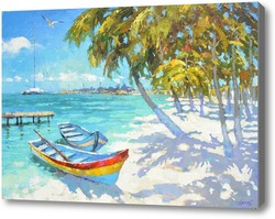 Картина Лодки у берега
