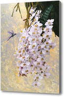 Картина Колибри и орхидеи