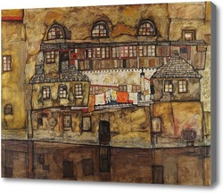 Картина Дома на реке