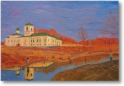 Купить картину У стен Мирожского монастыря