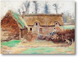 Картина Сельский дом в Бретани
