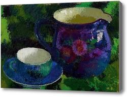 Картина Горшок и чашка