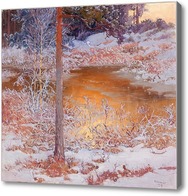 Картина Зимний пейзаж