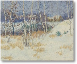 Картина Березы зимой
