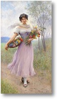 Картина Картина художника 19-20 веков, портрет девушки