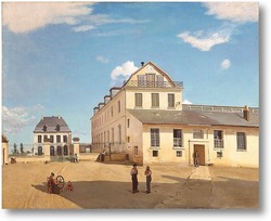 Картина Дом и фабрика господина Генри