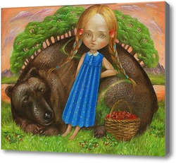Картина Маша и медведь