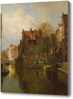 Картина Вид на Амстердам, Клинкенберг Йоханнес