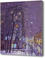 Купить картину Александр Панюков "Зима на Покровке"