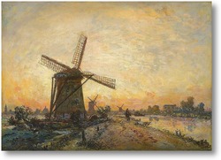 Картина Мельница в Голландии