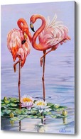 Картина Свидание фламинго