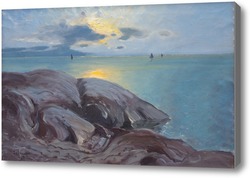 Картина Прибрежные скалы