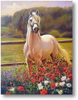 Картина Белый конь 