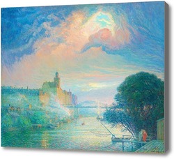 Картина Вид на дворец Санкт-Эрик