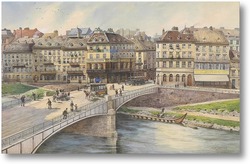 Картина Вид на канал Дунай