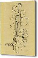Картина Концентрическая группа, 1922
