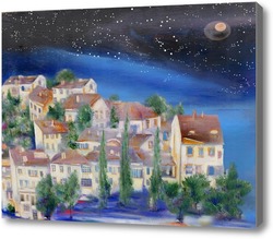 Купить картину Ночной городок