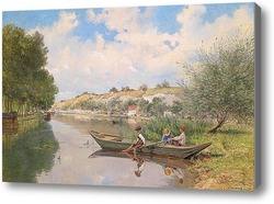 Картина Мальчики на реке