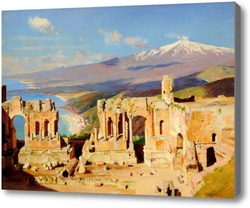 Картина Греческий Театр, Таормина, Сицилия