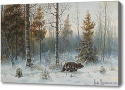 Картина Зимний пейзаж